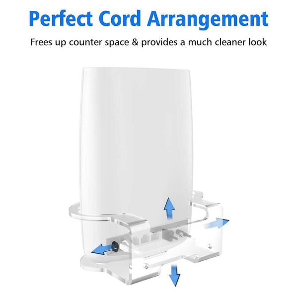 1 st Hyllfäste för Orbi Väggmontering, för Orbi Wifi Router AC3000 RBS50, RBK50, RBK53, RB