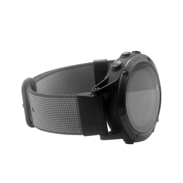 Nylon för watch för Garmin Fenix ​​5/ Forerunner 935/Approach S60 GPS (svart)