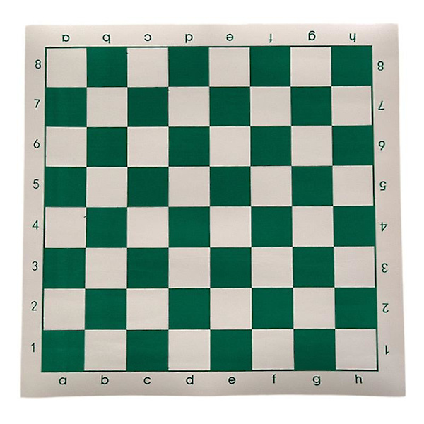 Pedagogiskt schackbräde i plast 42x42cm Grön