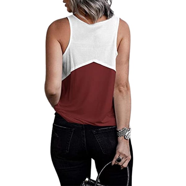 Sommer Tanktop til Kvinder Wine Red M