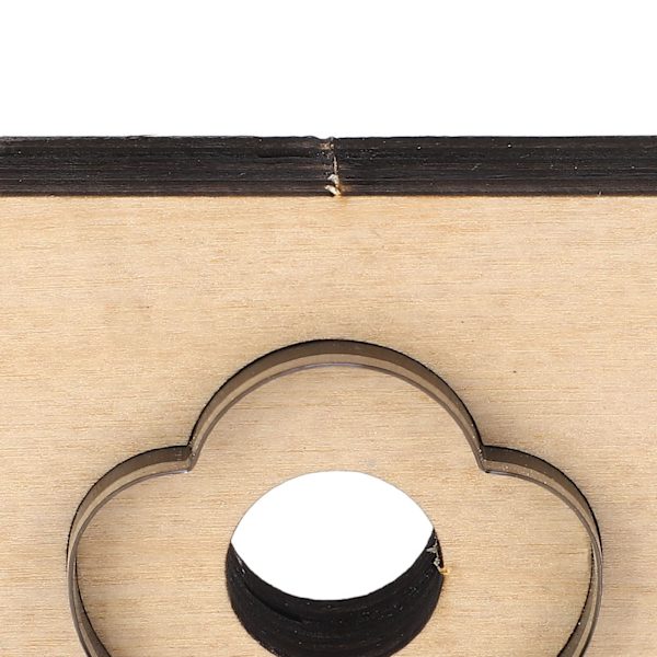 Læder skærestansning kronblad form 50x50mm høj hårdhed legeringsstål DIY stansning skimmel til pap ler stof