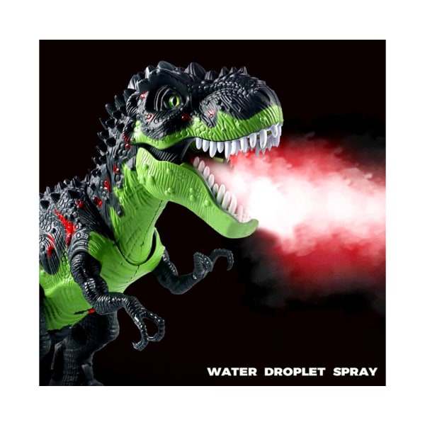 Elektronisk Dimma Spray Äggläggande Gående Dinosaurie Modell