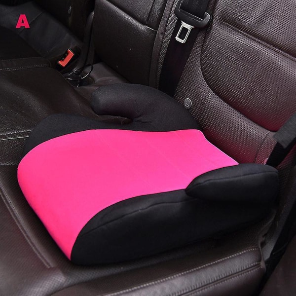 Bærbare børn Safety Car Booster Sæder Sele Børn Baby Åndbar Strikket -ge pink 2