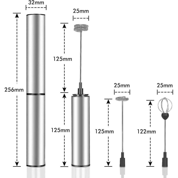 Mælkeskummer Håndholdt Kaffemælkeskummer Elektrisk Pisk, Usb