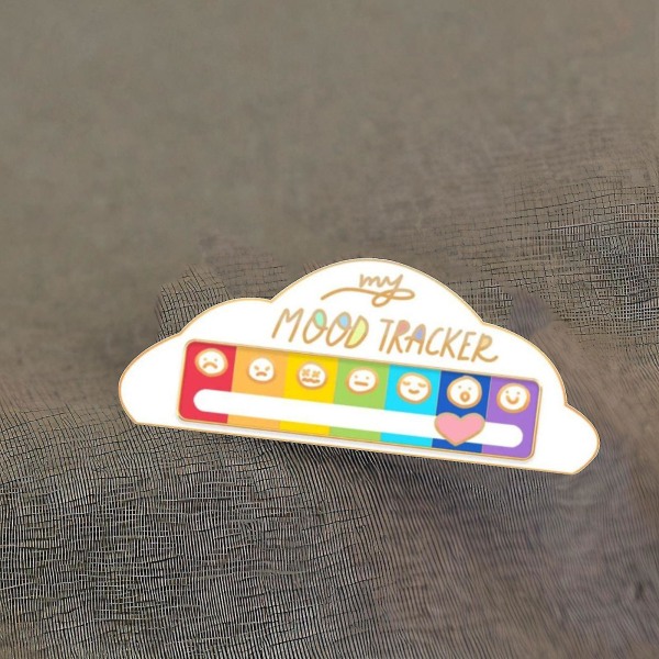 New Upgrade Social Battery Pin - My Social Battery Creative Lapel Pin, Fun Enamel Emotional Pin 7 Days A Week Pink