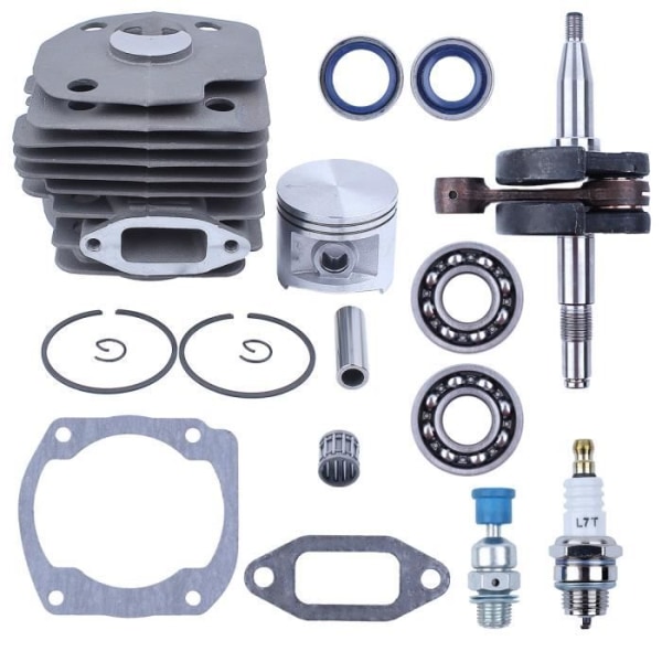 50MM Cylinder Kolv Top Finish Rebuild Kit Kompatibel med Husqvarna 372 371 365 362 Motorsåg