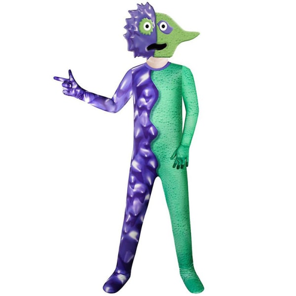 5-12 år Halloween-fest Hage av Banban Cosplay-kostyme Jumpsuit+maske+hansker Antrekksett Gaver 5-6 Years