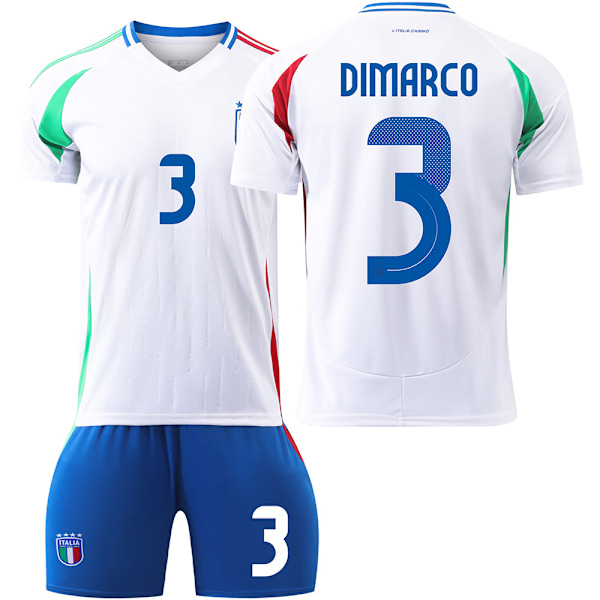 2425 Italia bortefotballdrakt Dimarco draktsett XXL(185-190cm)