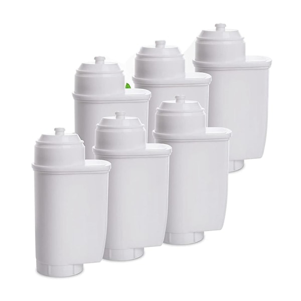 6 stk kaffevannfilter egnet for Eq-serien, Tz70003, tcz7003, tcz7033, for Intenza, vannfilter White