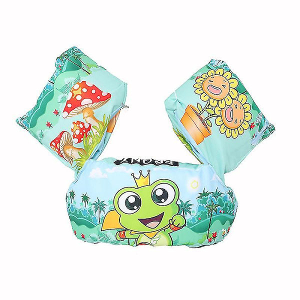 Livräddningsväst för småbarn Simväst Simfloaties Kompatibel med småbarn Flickor och pojkar Barn Simvästar -ES Frog