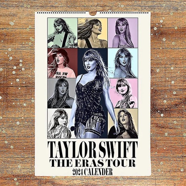 Taylor Kalender 2024, Swift Musikkplakater Kalender Veggkalender For Gave Musikkelsker Taylors Fan -ES