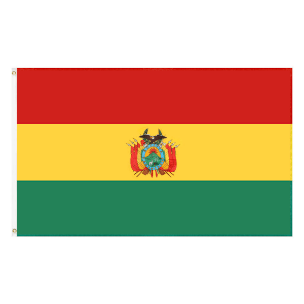 90*150cm Boliviansk flag 3*5ft polyester verdensflag