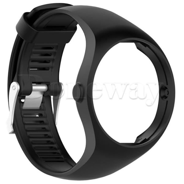 Vaihtohihna Polar M200 GPS -urheilukellolle (silikoni, musta)