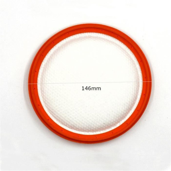Kompatibel med Midea C3-L148B C3-L143B VC14A1-VC, 146 mm Effektivt vaskbart rundt HV Hepa-filter i bomuld