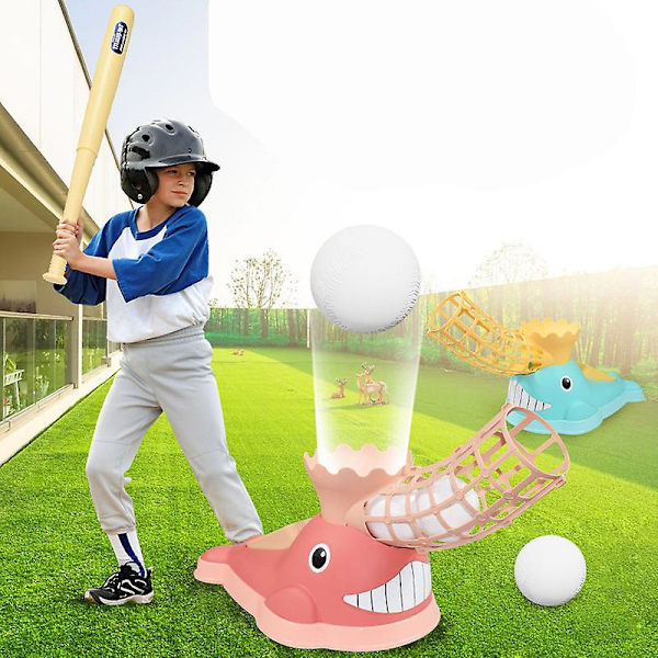 Baseball Pitching Machine Baseball Pitcher Play Set blå