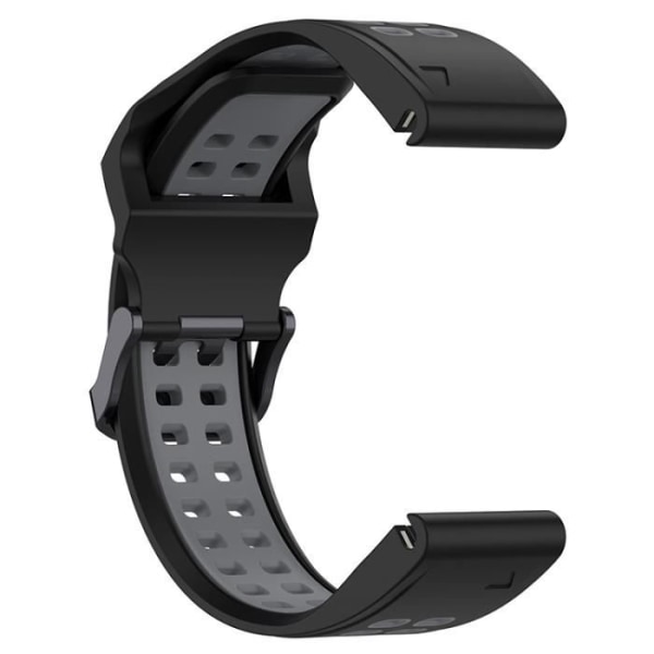 ( Black Grey ) 22 mm kaksisävyinen watch , tarvikkeet Garmin-sarjan kelloihin