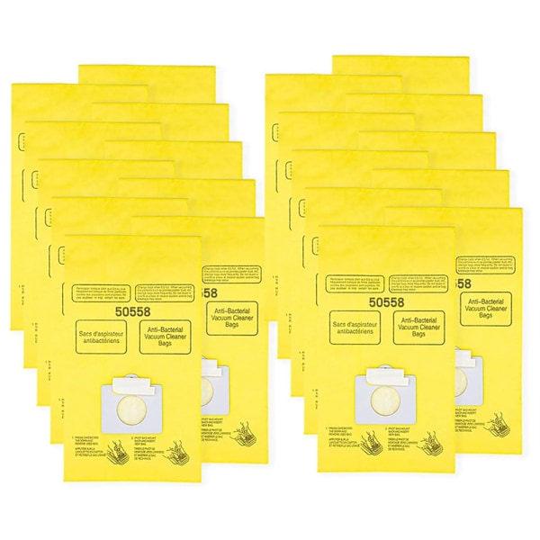 20-pack Typ C/Q Ersättningsdammsugarpåsar för Kenmore Cylinder 5055, 50557 och 50558
