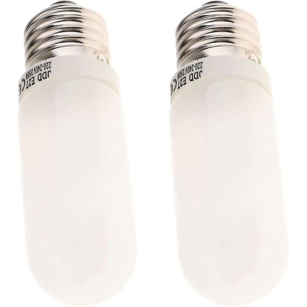 2 stk. 250W 220-240V E27 (standard Edison skrue) mattet halogenpære -ES