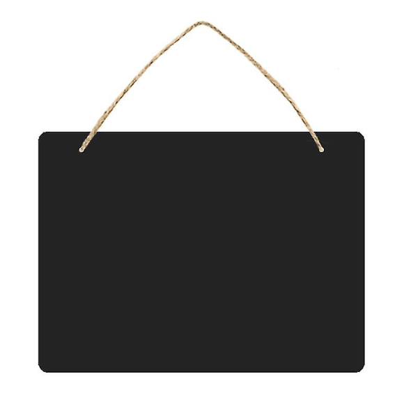 Svarta tavlan Skylt Dubbelsidig raderbar anslagstavla Svarta tavlan Väggdekorationsskyltar med hängsnöre (160209)