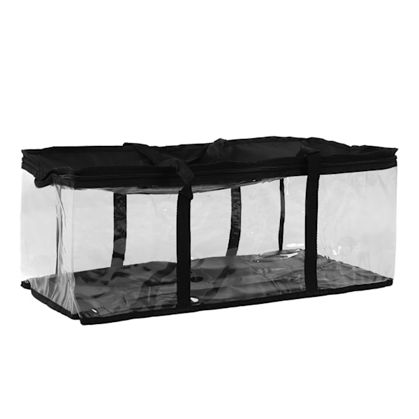 PVC Verktygsförvaringsväska Transparent Dragkedja Dammtät Stor Kapacitet Verktygsorganisatör för Underhåll 64 X 32.5 X 25cm