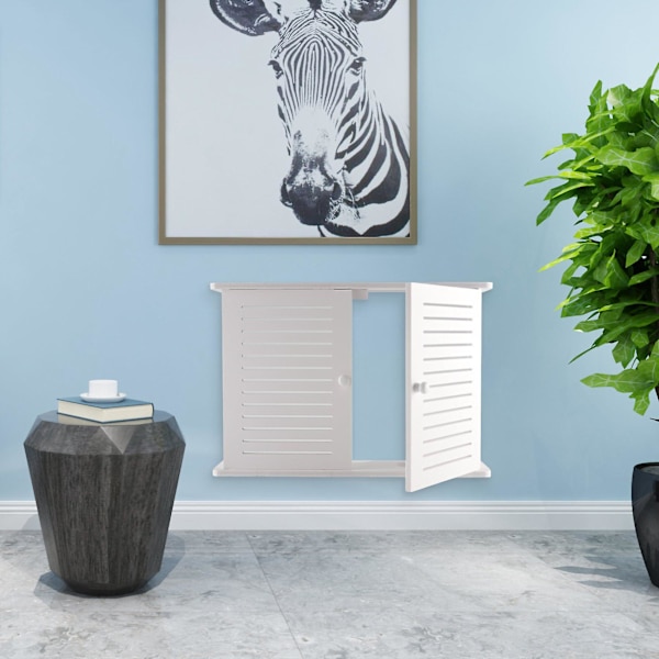 Trådlös Wifi Router Lådor Trälåda Kabel Plus Trådfäste Vägghängande ...