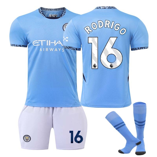 2425 Manchester City koti jalkapallopaita RODRIGO Jalkapallopaita puku sukat XXL(185-190cm)