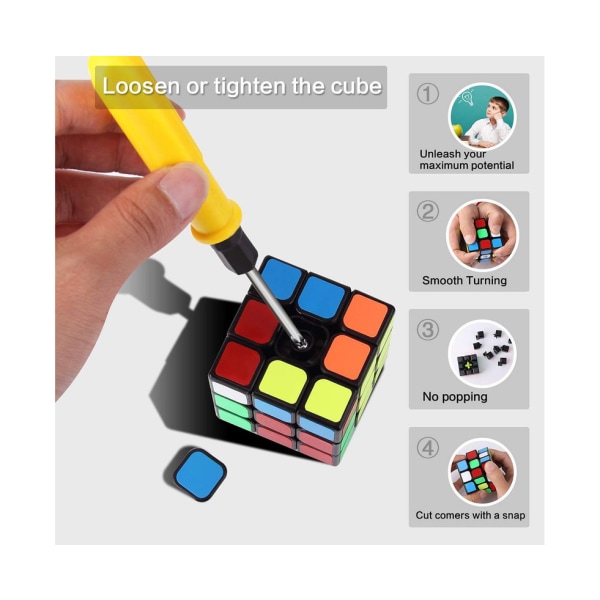 Magic Cube Set - 2 stk puslespil til børn og voksne
