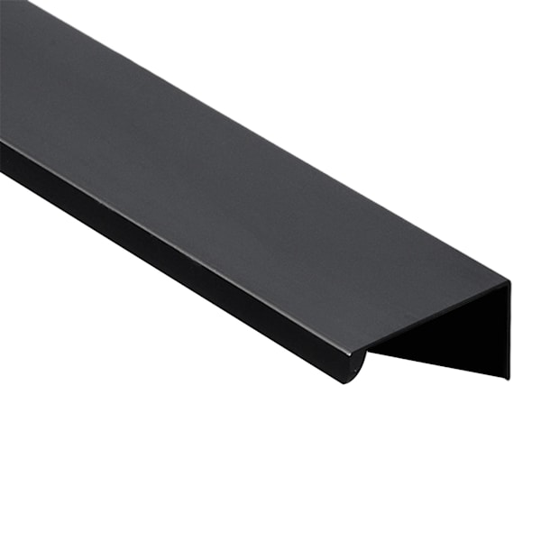 Piilotetut kaapin kahvat, joita ei ole helppo haalistua, ei ruostenauhaa alumiiniseosta keittiön kahvat vaatteille Matt Black 80mm