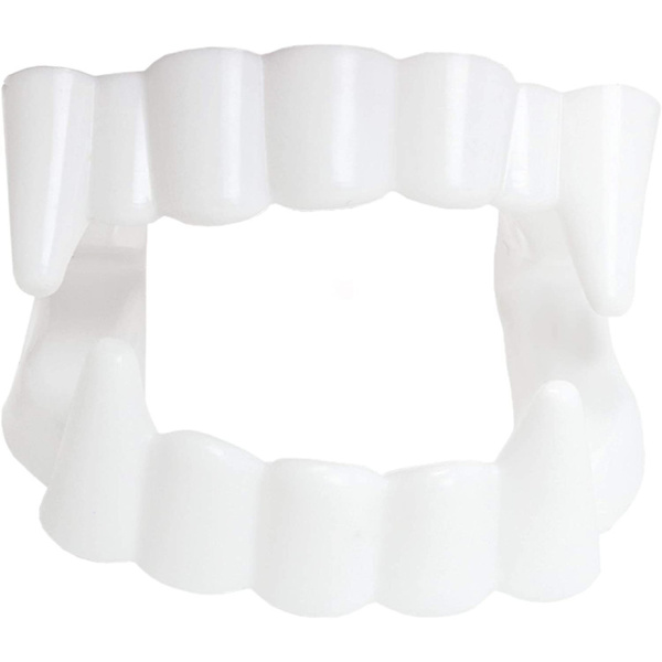 12-pack Vita Vassa Vampyrtänder - Dracula Tänder Partypresenter