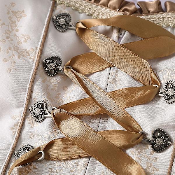 Oktoberfest Costumes Naisten Dirndl Mekot 3 kpl Vaaleanruskea -HG Khaki 38