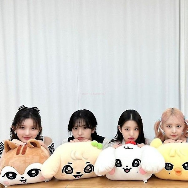 Kpop Ive Cherive Plyslegetøj Minive Ganganji Dal-e Rei Naori Cherry Liz Cheez Erang-e Kpop Ive Dukke Wonyoung Yujin Gaeul C  45cm