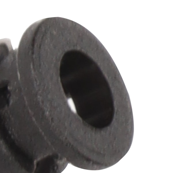 200 stk. LED-holder i plast, fladt spænde, lysdiode-montering til indikator DIY-eksperiment 0,1 tommer sort