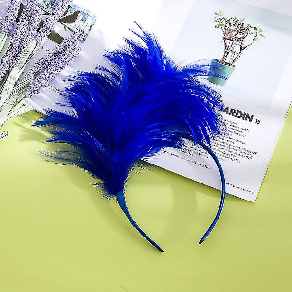 Mode Mardi Gras Pannband Enkel Cosplay Hårbåge Multipurpose Festival Hårband för kvinnor Blue