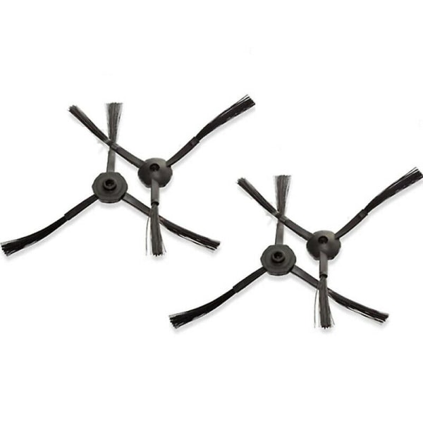4 X plast sidoborste kompatibel Medion Md 16192 Md 18500 Md dammsugare Black