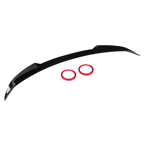 Blank svart högglans spoiler för bagagelucka, passar till JDM V-stil, passar till Toyota Camry XV70 2018-2020