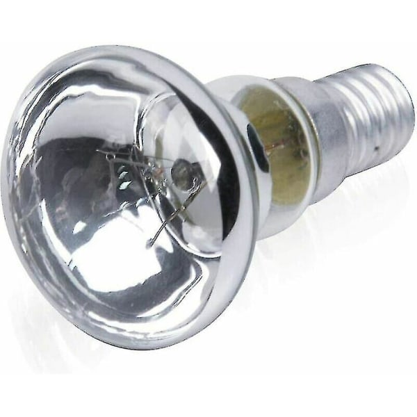 R39 E14 40w lava pærer, Edison Screw Ses Reflector Små lava pærer, varm hvid 2800k R39 dæmpbar (2 pakke) Fo