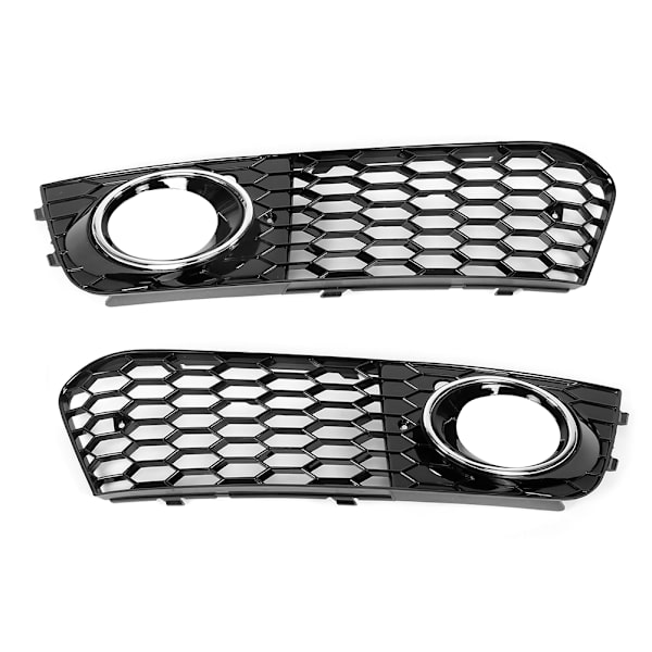 Tåkelysdeksel lampe rammegitter passer til Audi A4 B8 2009-2011 (galvanisert)