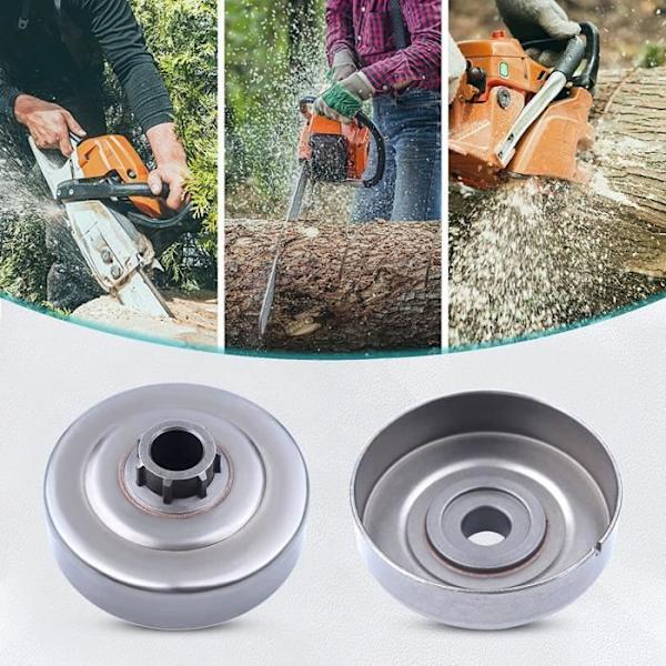 7T Kedjehjulssats för kopplingstrumma kompatibel med Stihl 018 017 021 023 025 MS180 MS210 MS250 MS260 MS240 med E-Cl-bricka