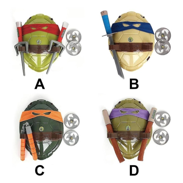 2023 Ninja Turtles Superhjälte Cosplay Kostym Födelsedagspresent För Barn blue