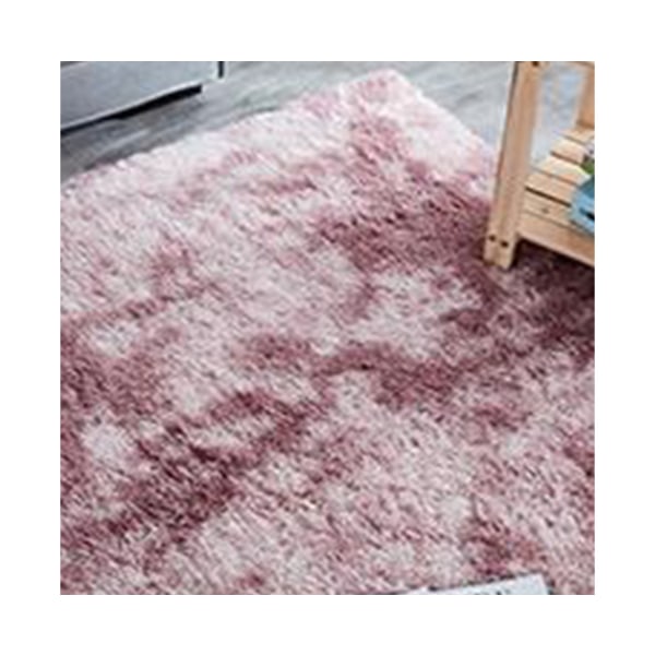 Oval, myk, ultramykt soveromsteppe plysj teppe-slipsfarget grå lilla