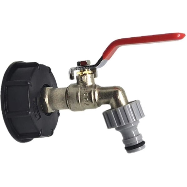 Ibc Kran Tank Adapter Mässing Tote Tank Kran Livsmedelsklassad Dräneringsadapter 1/2 -suzuka