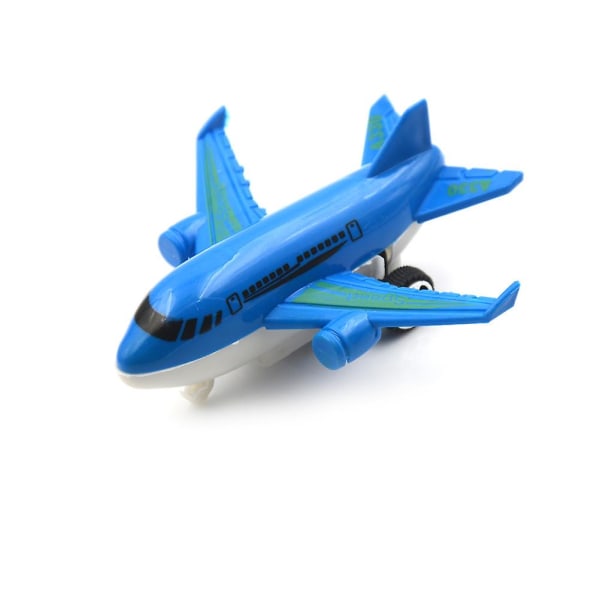 Tilfældig 1 stk. Ny Air Bus Model Børn Træk Tilbage Fly Passagerfly Gave Legetøj Multicolor