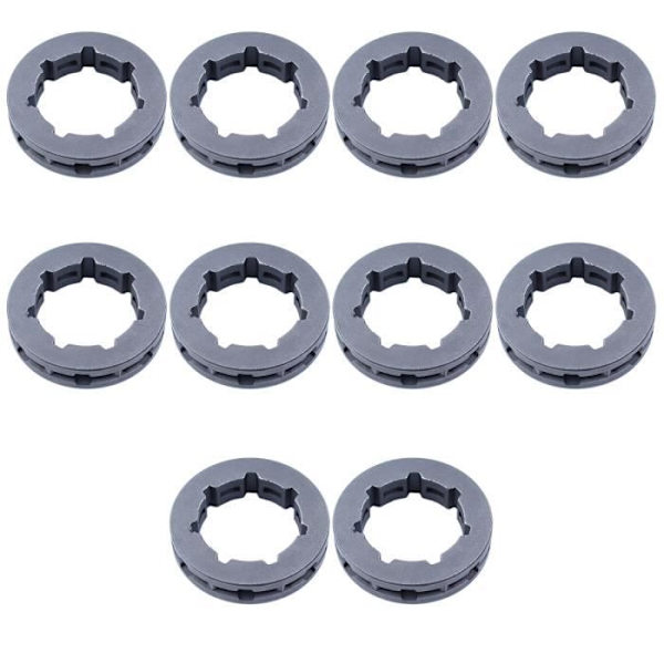 10 stk 3/8\" 7T tannhjulskant MST 22mm Kompatibel med STIHL 066 064 046 MS 660 650 661 460 461