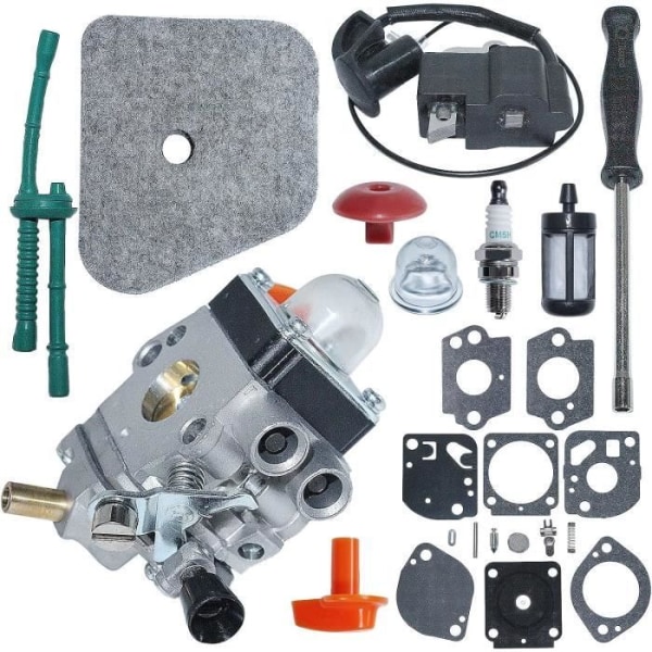 Kompatibel med STIHL FS90 FS87 FS100 HT100 HT101 HL100 HL90 FS130 Forgaser med Grasket kit 41801200610 41801200611 41801200613