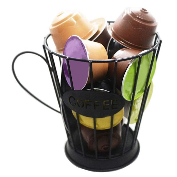 Kaffepodshållare Kaffe Kapselkorg Köksbänkshållare För Espresso Kapslar (liten) -bl