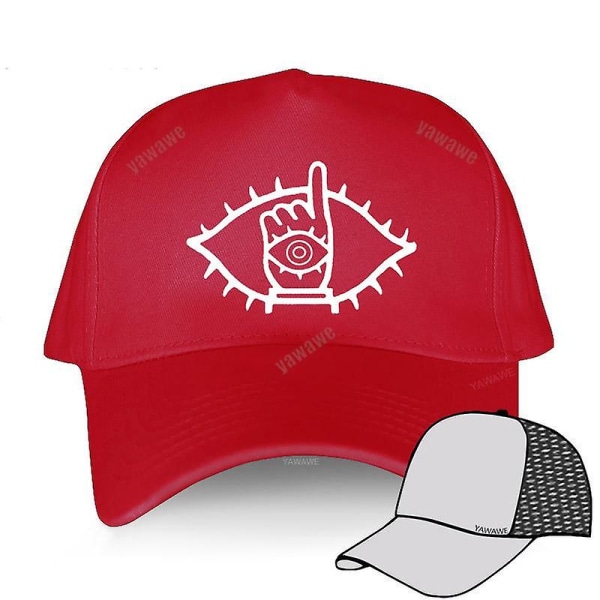 20th Century Boys Friend Cult Logo Hvit Baseball Caps Hat Utendørs Vår hg red mesh