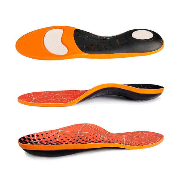 Orthoflexx innersula High Arch Fotstöd Platta fötter Plantar Fasciitis Innersula orange m 41 to 43