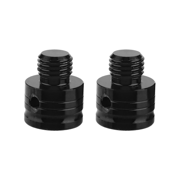 M10*1.25 Universal Motorcykel Bakview Spejl Tråd Bolte Adapter Skruer (Sort)