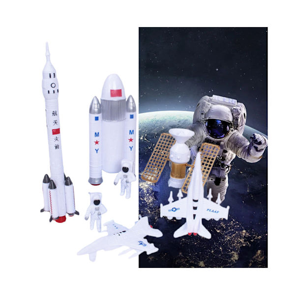 7 stk Space Shuttle Exploration Model Lekesett
