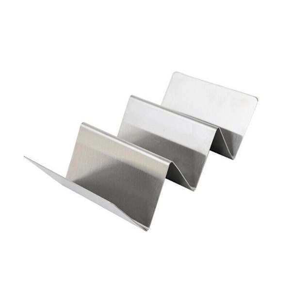Rustfri stål bakke taco shell holder tortilla stativ holder køkken rack ny Au